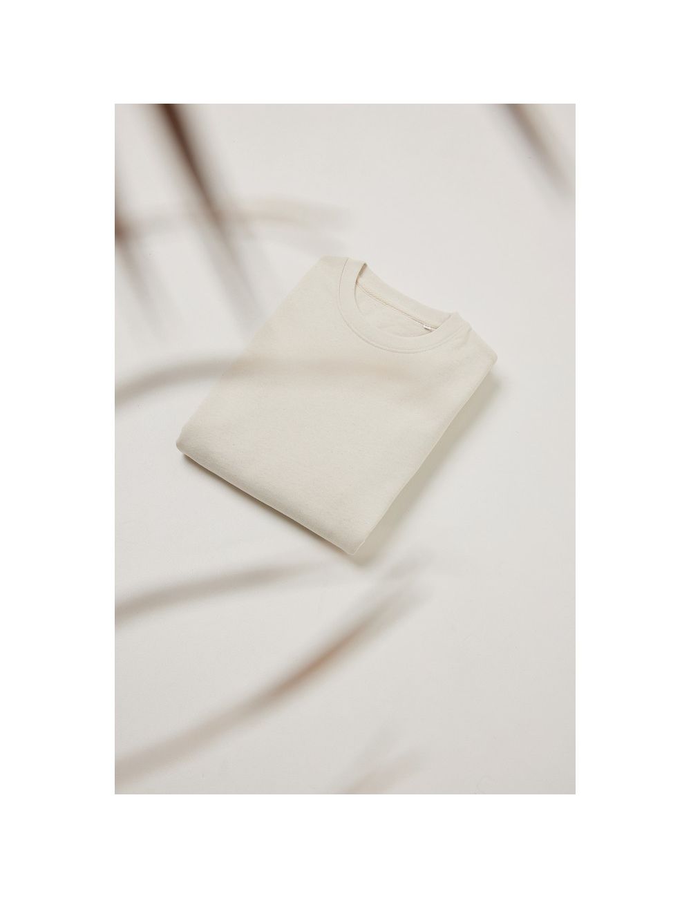 Bluza z niebarwionej bawełny z recyklingu...