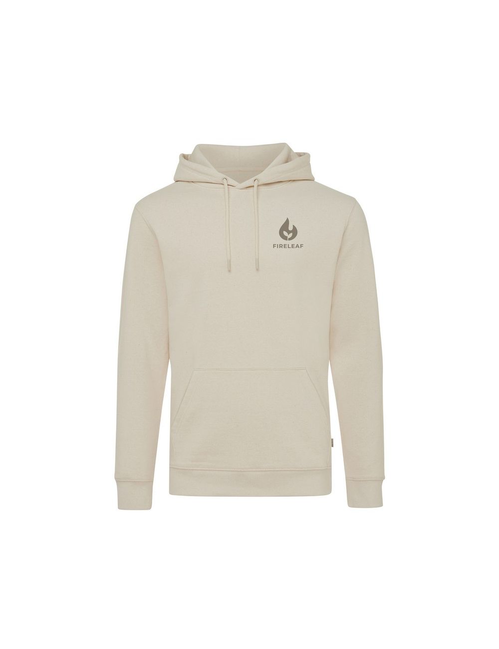 Bluza z kapturem z niebarwionej bawełny z...