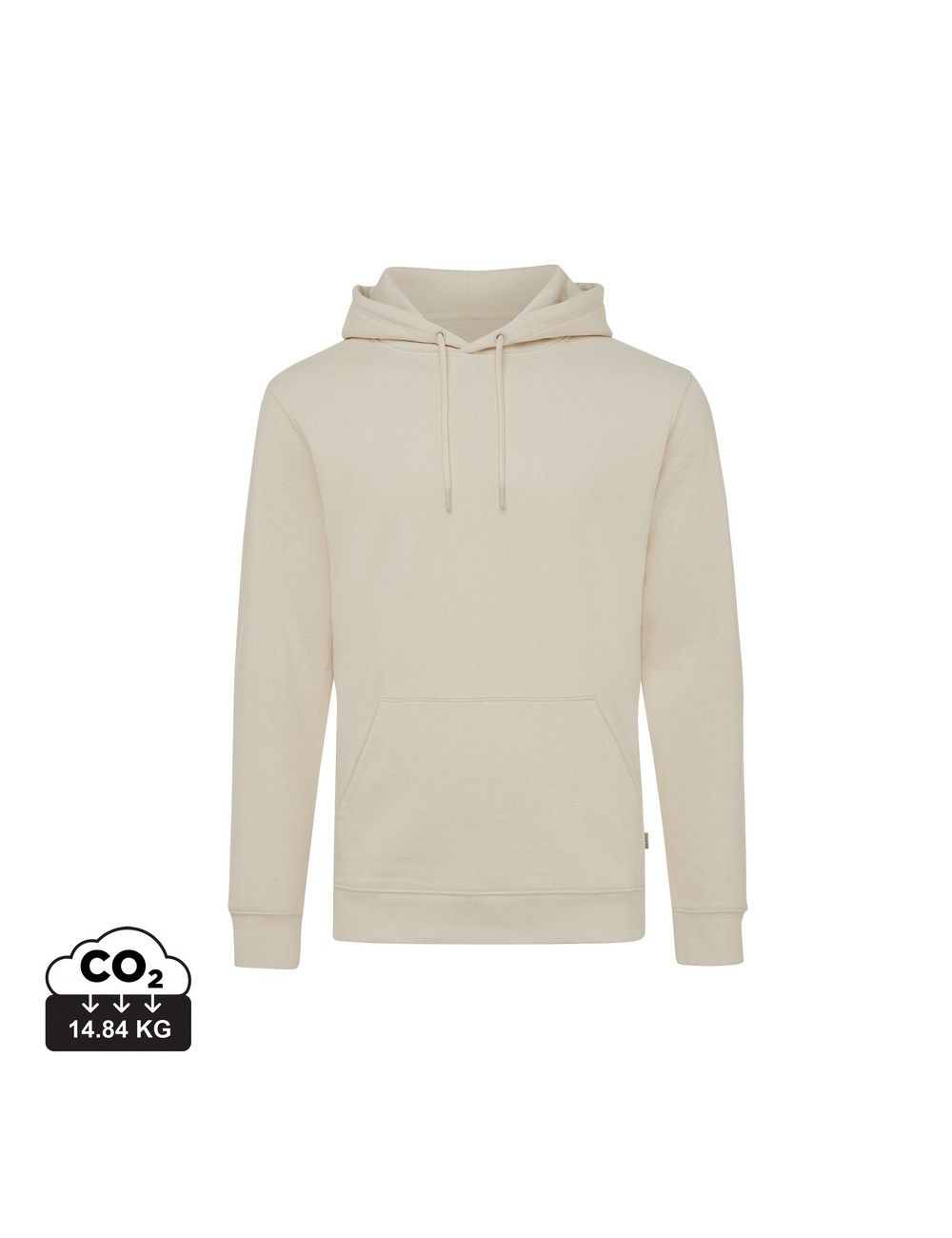 Bluza z kapturem z niebarwionej bawełny z...