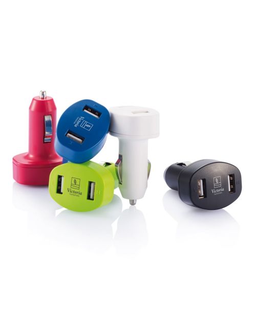 Podwójna ładowarka samochodowa USB