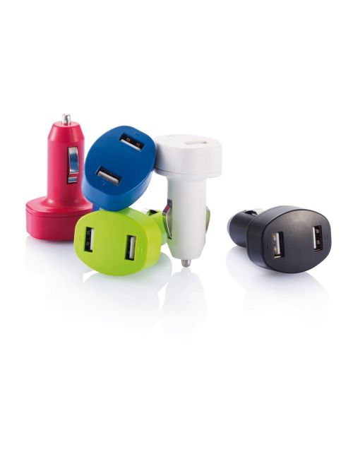 Podwójna ładowarka samochodowa USB