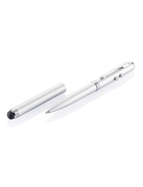 Długopis 4 w 1, touch pen, wskaźnik laserowy, latarka