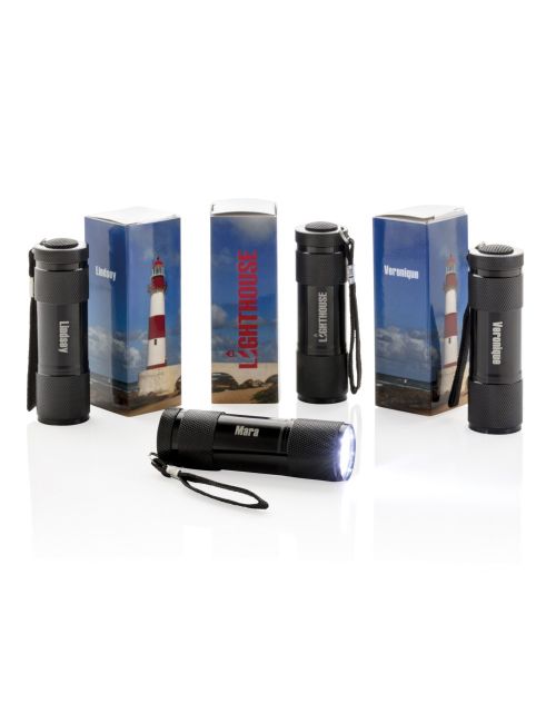 Latarka 9 LED Quattro