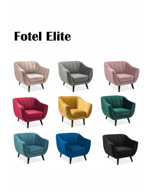 Fotel Elite Bluvel 14 Szary