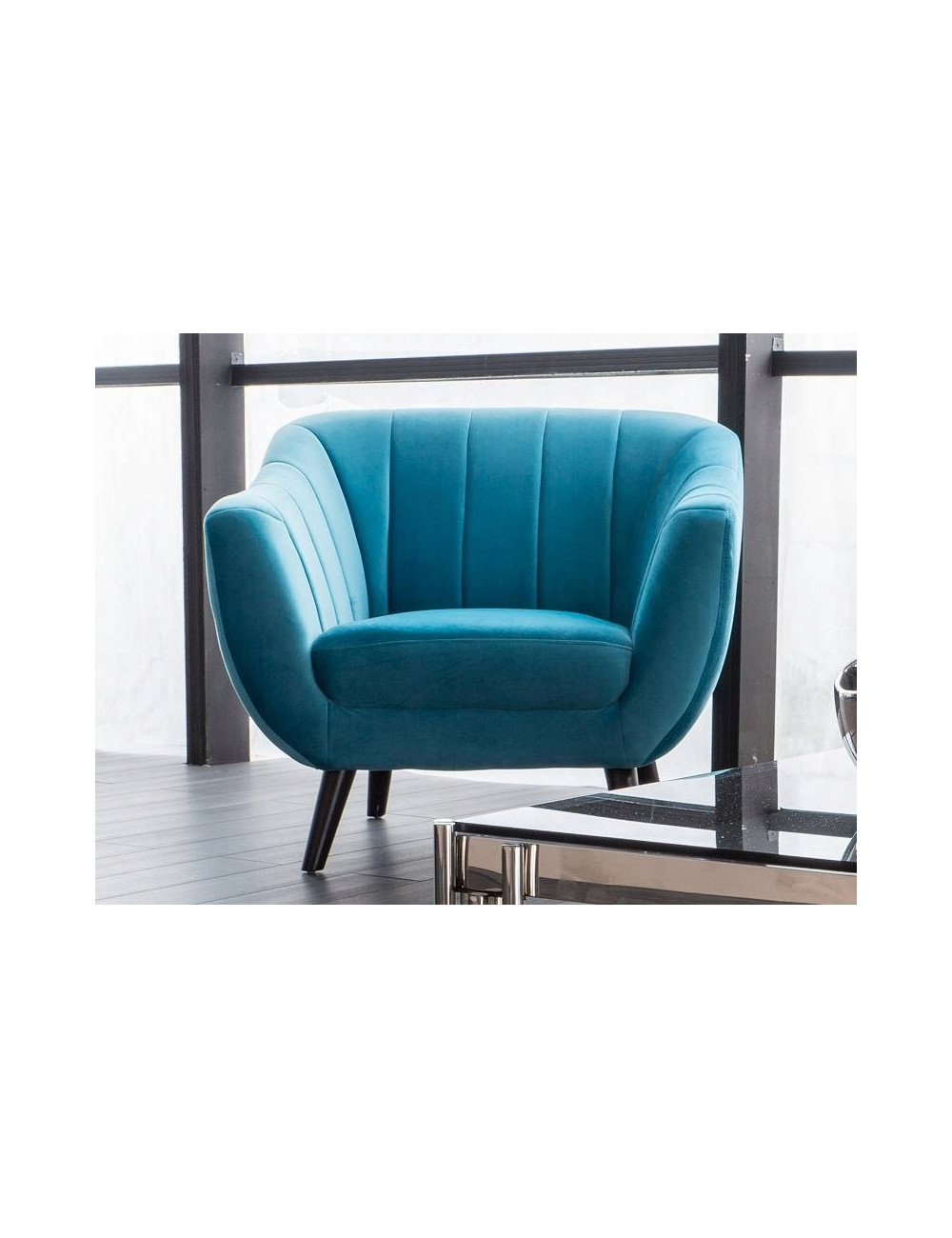 Fotel Elite Bluvel 86 Granatowy