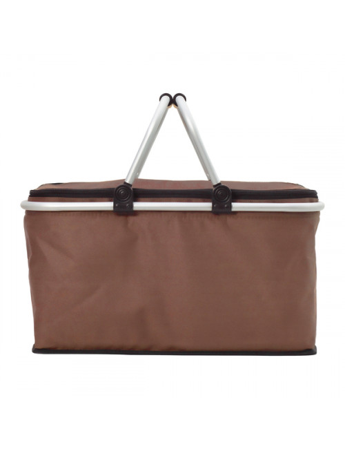 Izotermiczny kosz piknikowy Huron, brązowy