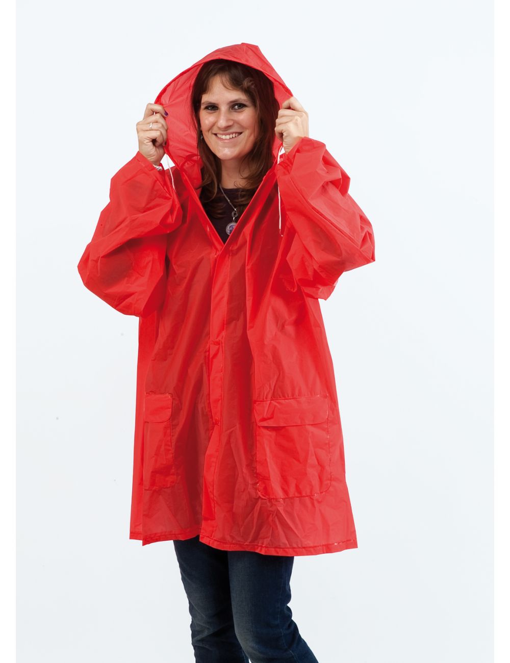Płaszcz przeciwdeszczowy z kapturem