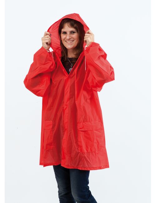 Płaszcz przeciwdeszczowy z kapturem
