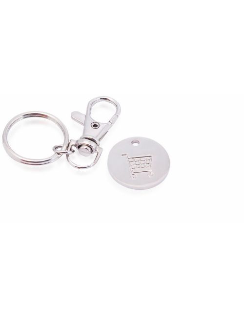 Brelok do kluczy, żeton do wózka na zakupy