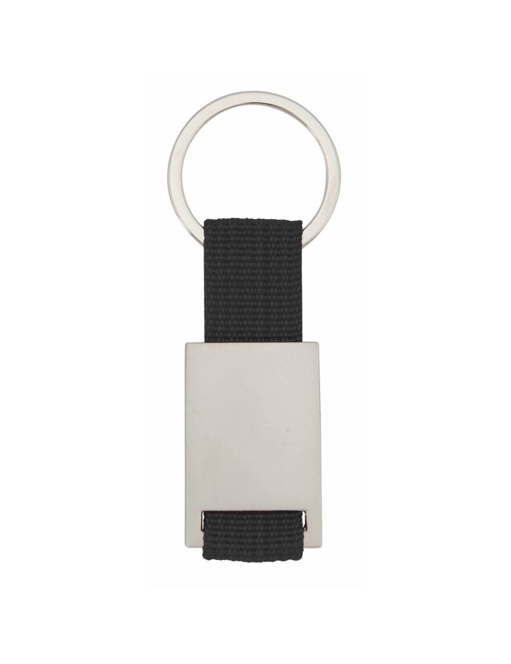 Brelok do kluczy z metalową plakietką