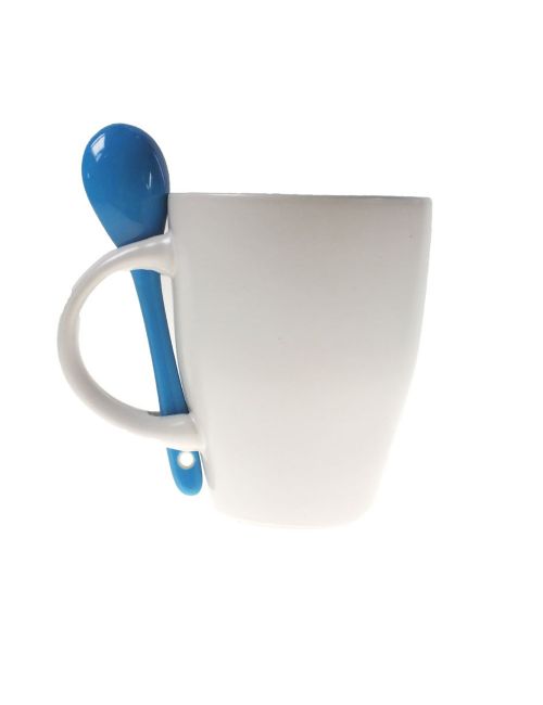 Kubek ceramiczny 300 ml z łyżeczką