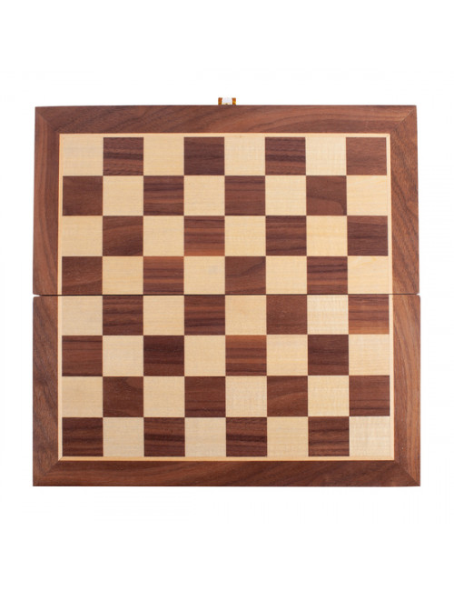 Drewniane szachy, brązowy 
