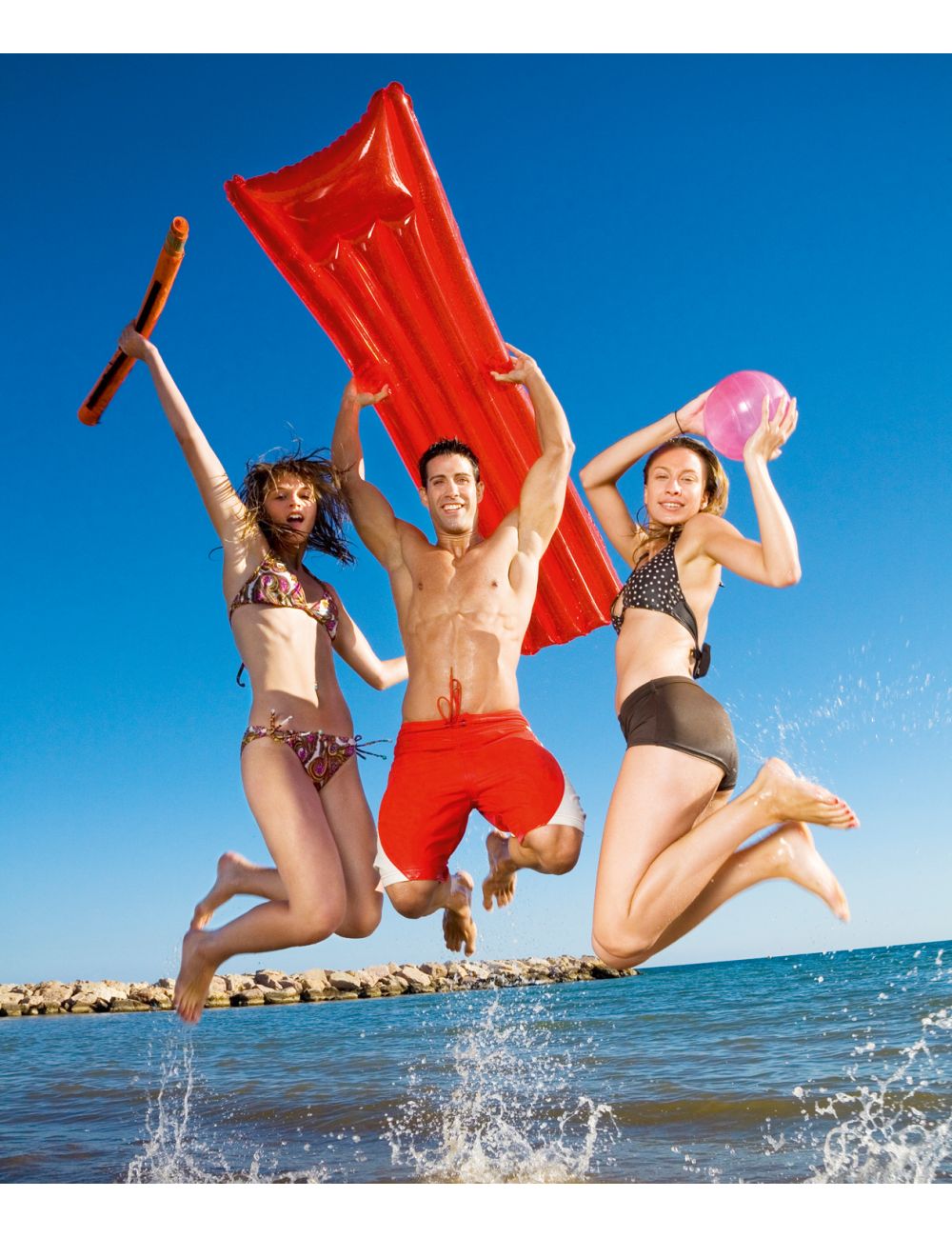 Dmuchany materac plażowy