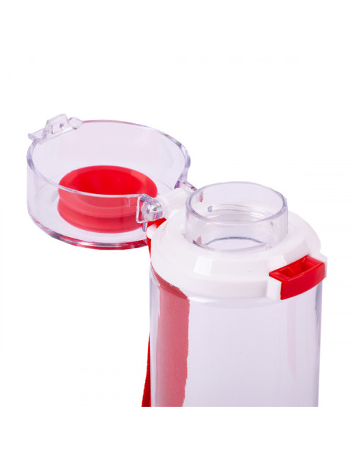 Bidon Feelawesome 650 ml, czerwony