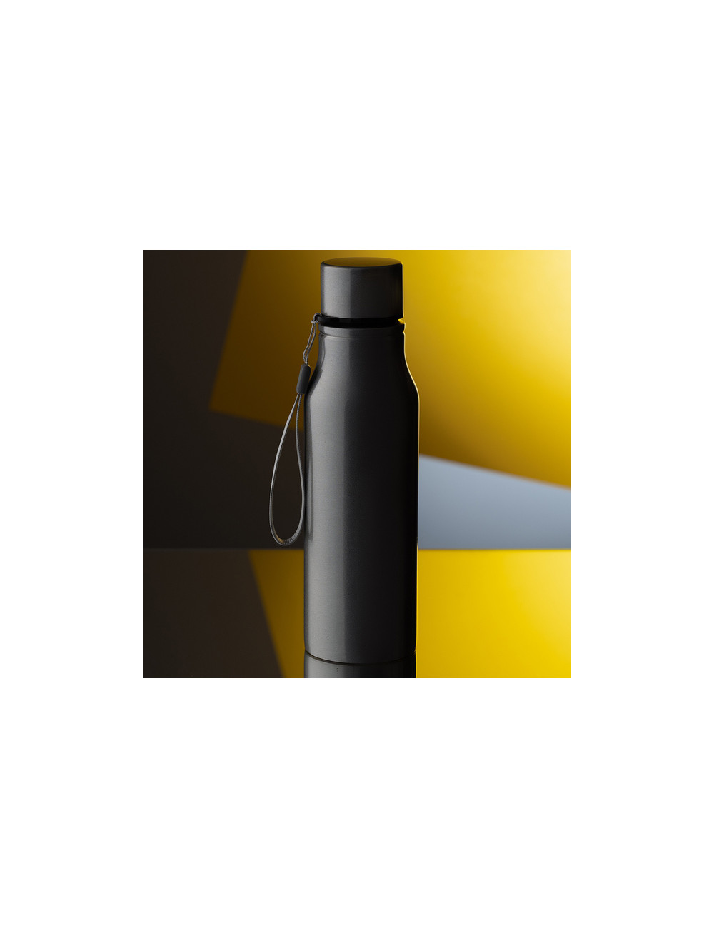 Bidon stalowy Fun Tripping 700 ml, grafitowy 