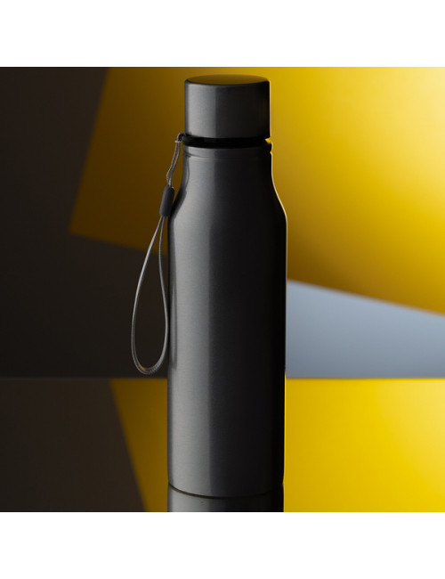 Bidon stalowy Fun Tripping 700 ml, grafitowy 