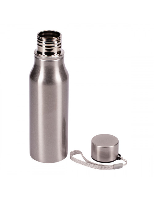Bidon stalowy Fun Tripping 700 ml, srebrny