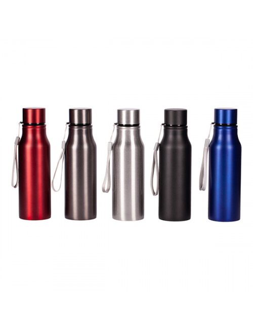 Bidon stalowy Fun Tripping 700 ml, srebrny