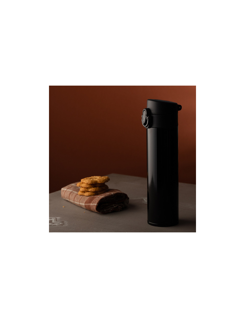 Kubek izotermiczny Moline 350 ml, czarny 