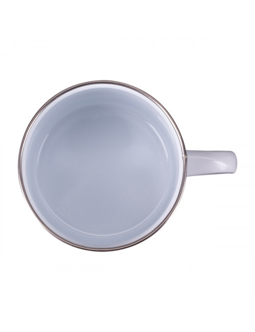 Kubek emaliowany Oldie 500 ml, biały 