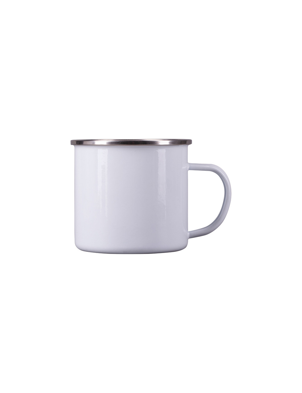 Kubek emaliowany Oldie 500 ml, biały 