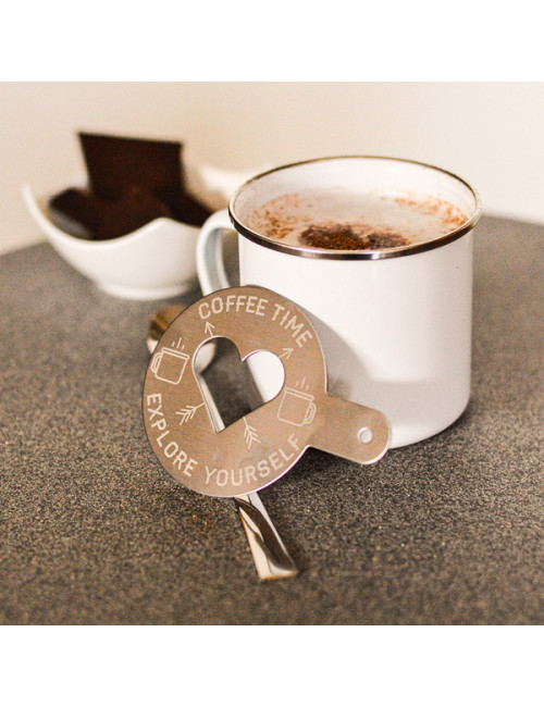 Kubek emaliowany Oldie 500 ml, biały 