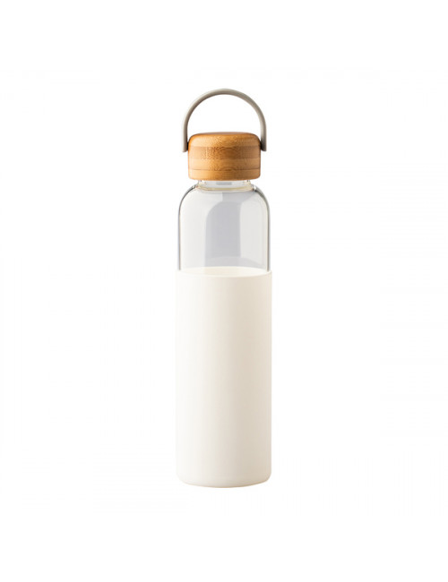 Szklana butelka Refresh 560 ml, biały