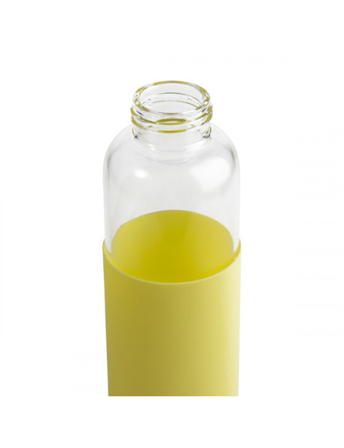 Szklana butelka Refresh 560 ml, żółty