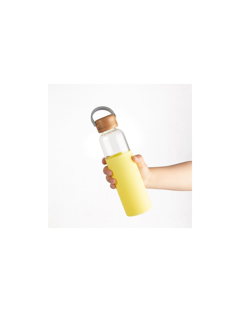 Szklana butelka Refresh 560 ml, żółty