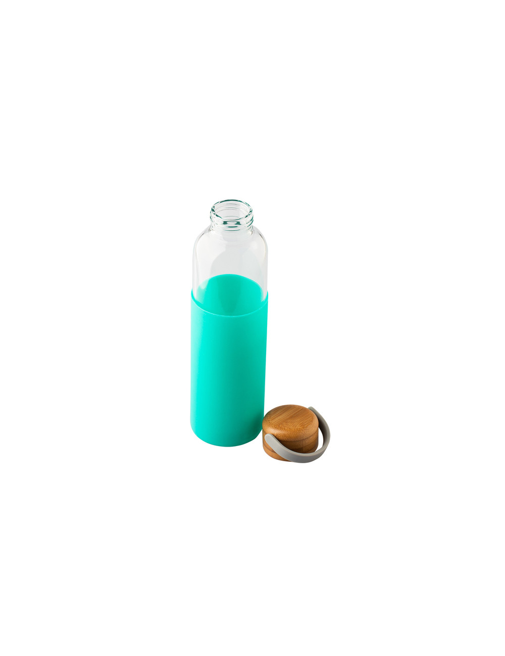 Szklana butelka Refresh 560 ml, zielony