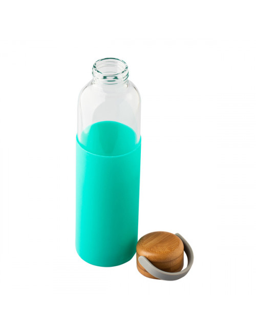 Szklana butelka Refresh 560 ml, zielony