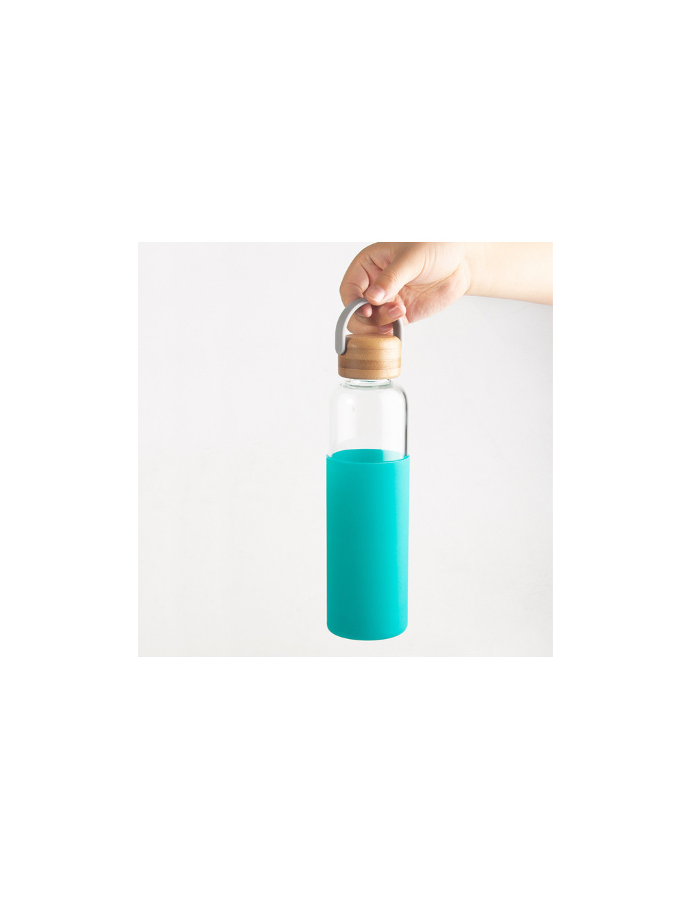 Szklana butelka Refresh 560 ml, zielony