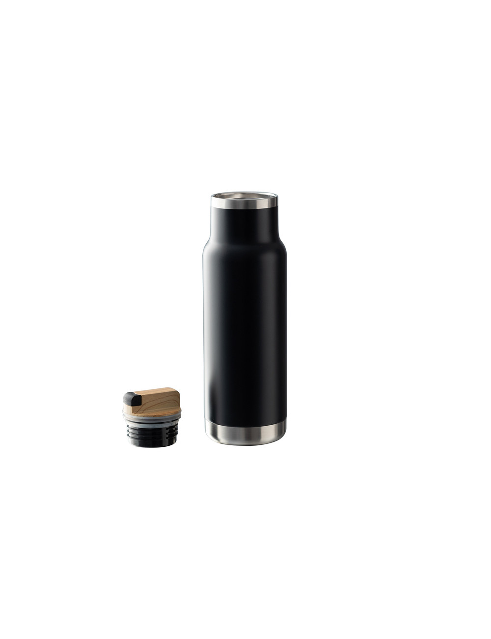 Butelka termiczna Horten 530 ml, czarny