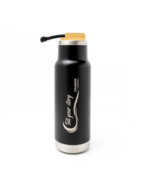 Butelka termiczna Horten 530 ml, czarny