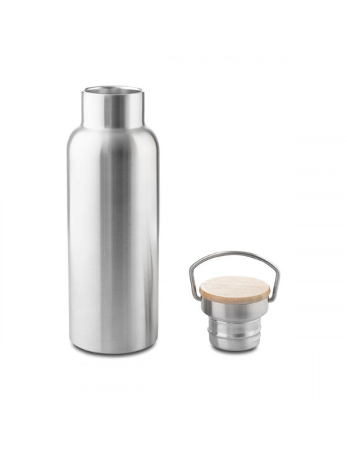 Butelka próżniowa 500 ml Malmo, srebrny 