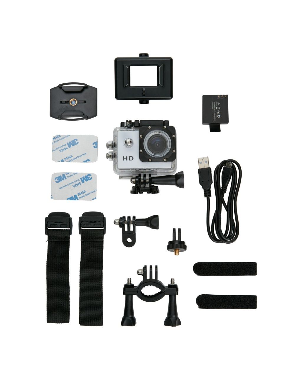 Kamera sportowa HD z 11 akcesoriami