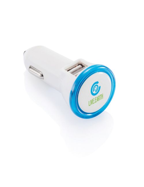 Podwójna ładowarka samochodowa USB