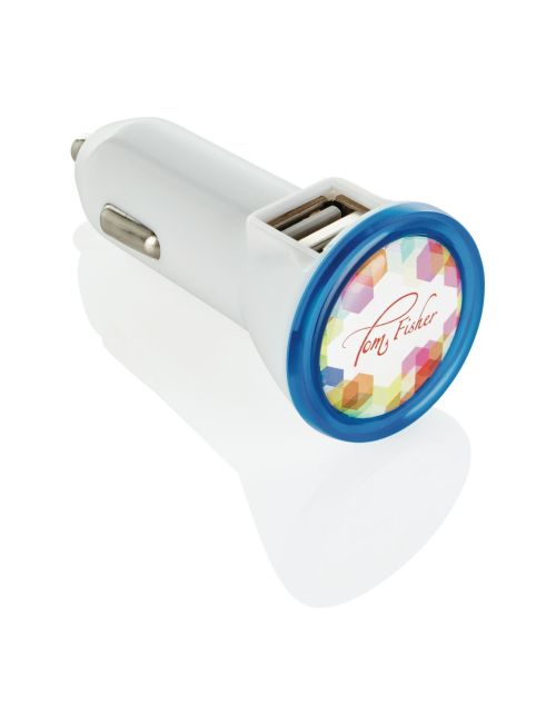 Podwójna ładowarka samochodowa USB