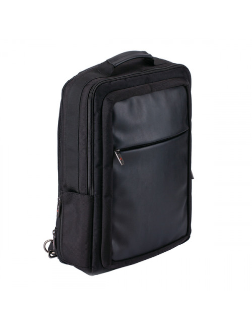 Plecak/teczka City Cyber z ochroną RFID, czarny 