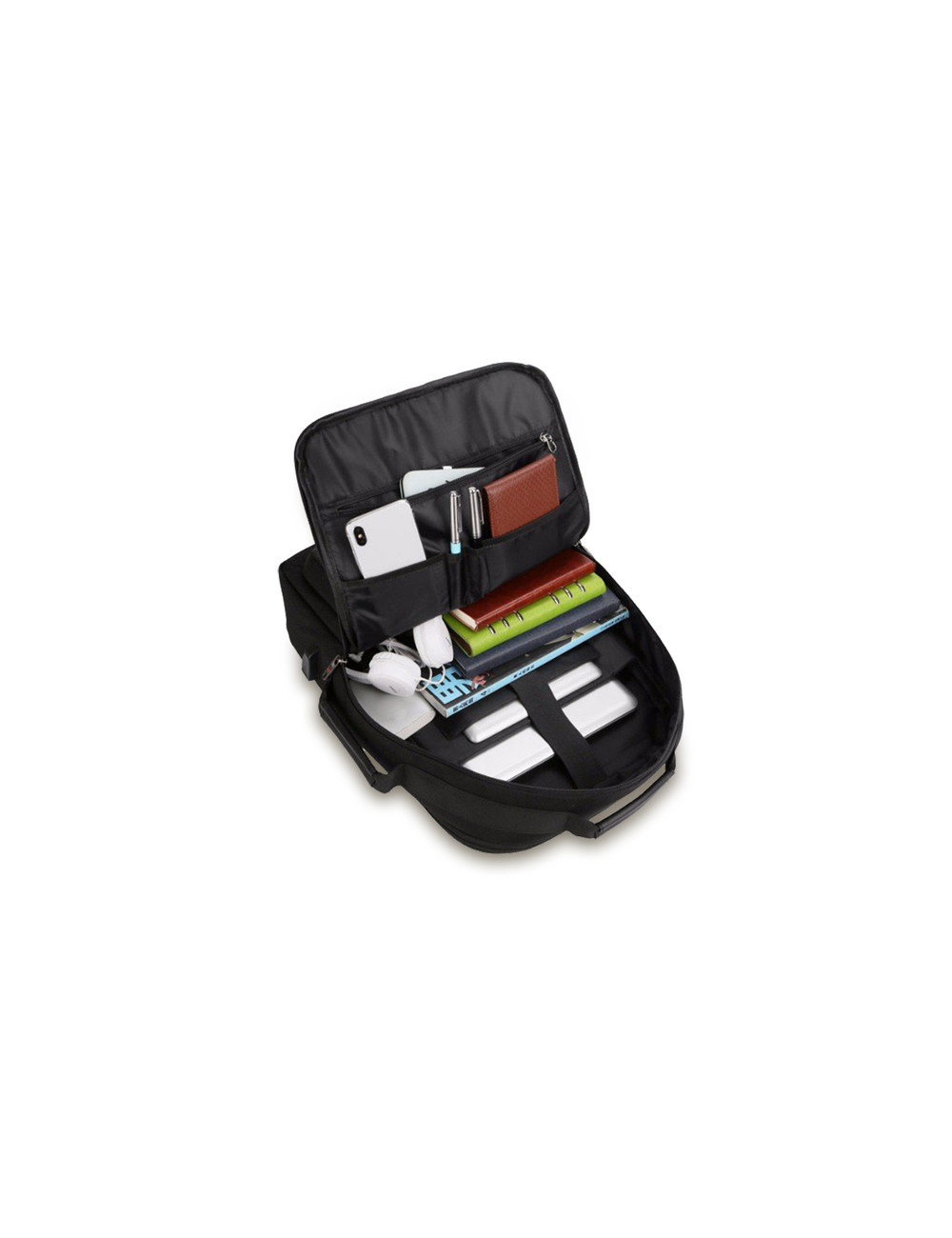 Plecak/teczka City Cyber z ochroną RFID, czarny 