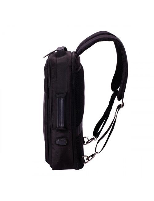 Plecak/teczka City Cyber z ochroną RFID, czarny 