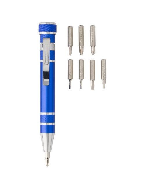 Zestaw narzędzi, śrubokręt (8 el.), teleskopowa latarka 3 LED