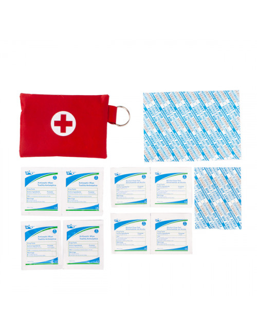 Apteczka turystyczna Basic, czerwony 