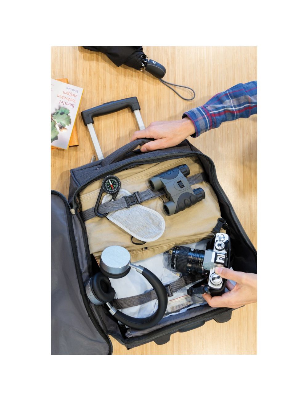 Walizka, składana torba podróżna na kółkach