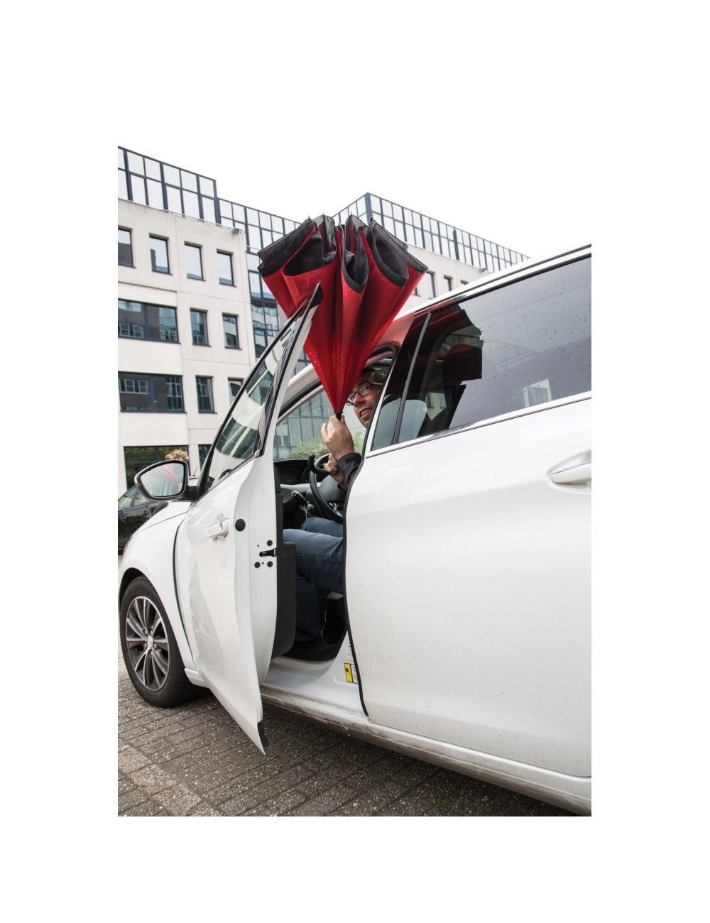 Odwracalny parasol manualny 23"