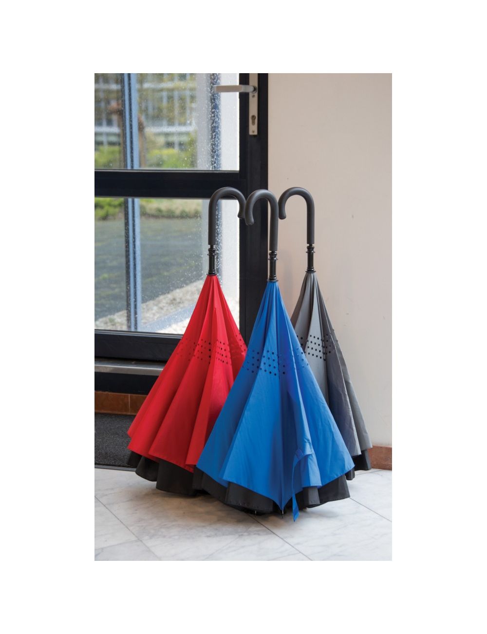 Odwracalny parasol manualny 23"