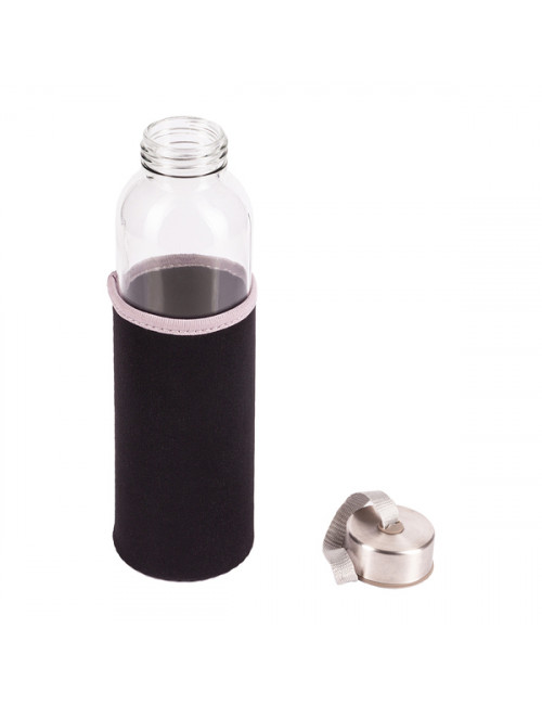 Szklana butelka Vim 500 ml, czarny 