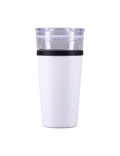 Kubek szklany Alpena 400 ml, biały