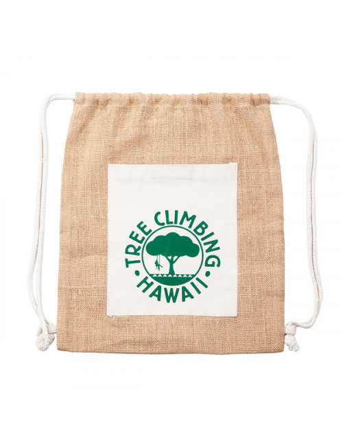 Plecak jutowy Eco-Pure, brązowy 