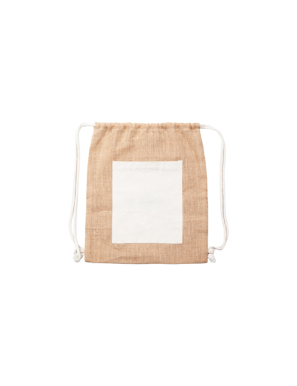 Plecak jutowy Eco-Pure, brązowy 